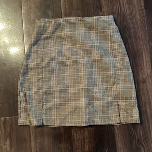 Plaid skirt